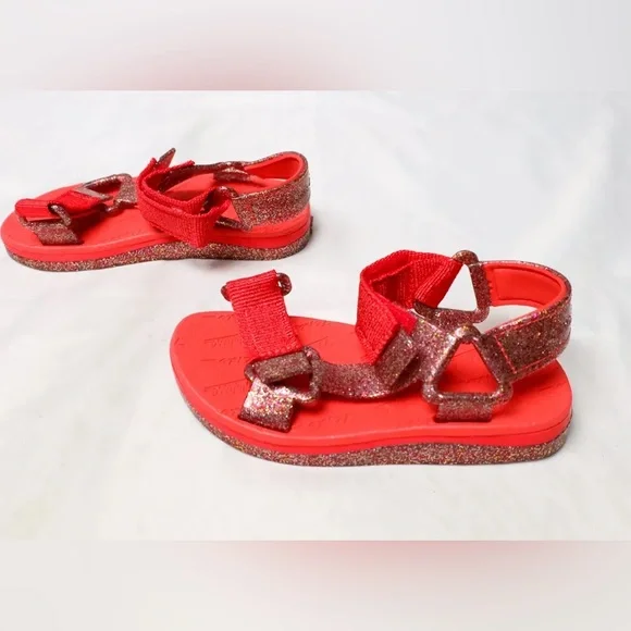 MINI MELISSA Papete+Rider Glitter Sandals - Picture 3 of 3